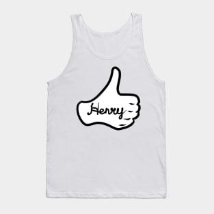 Men name Henry Tank Top